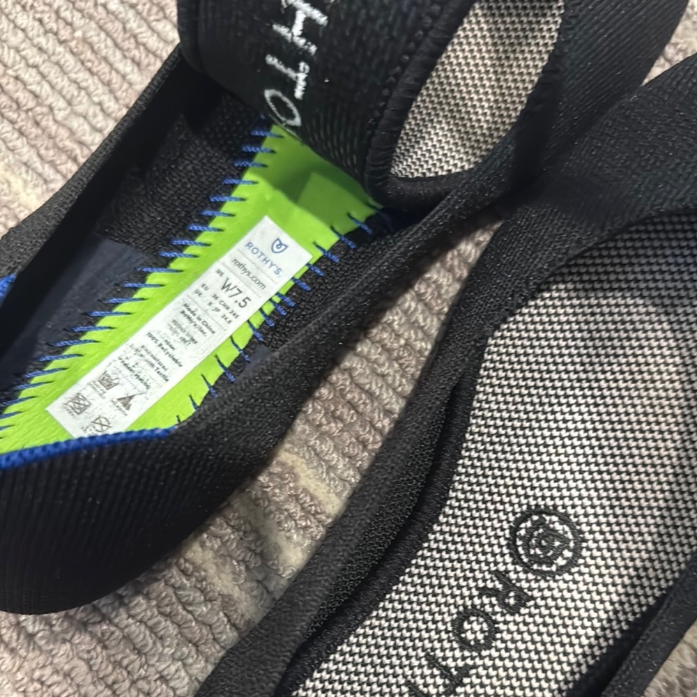 Rothy's Black Flats - Picture 8 of 9